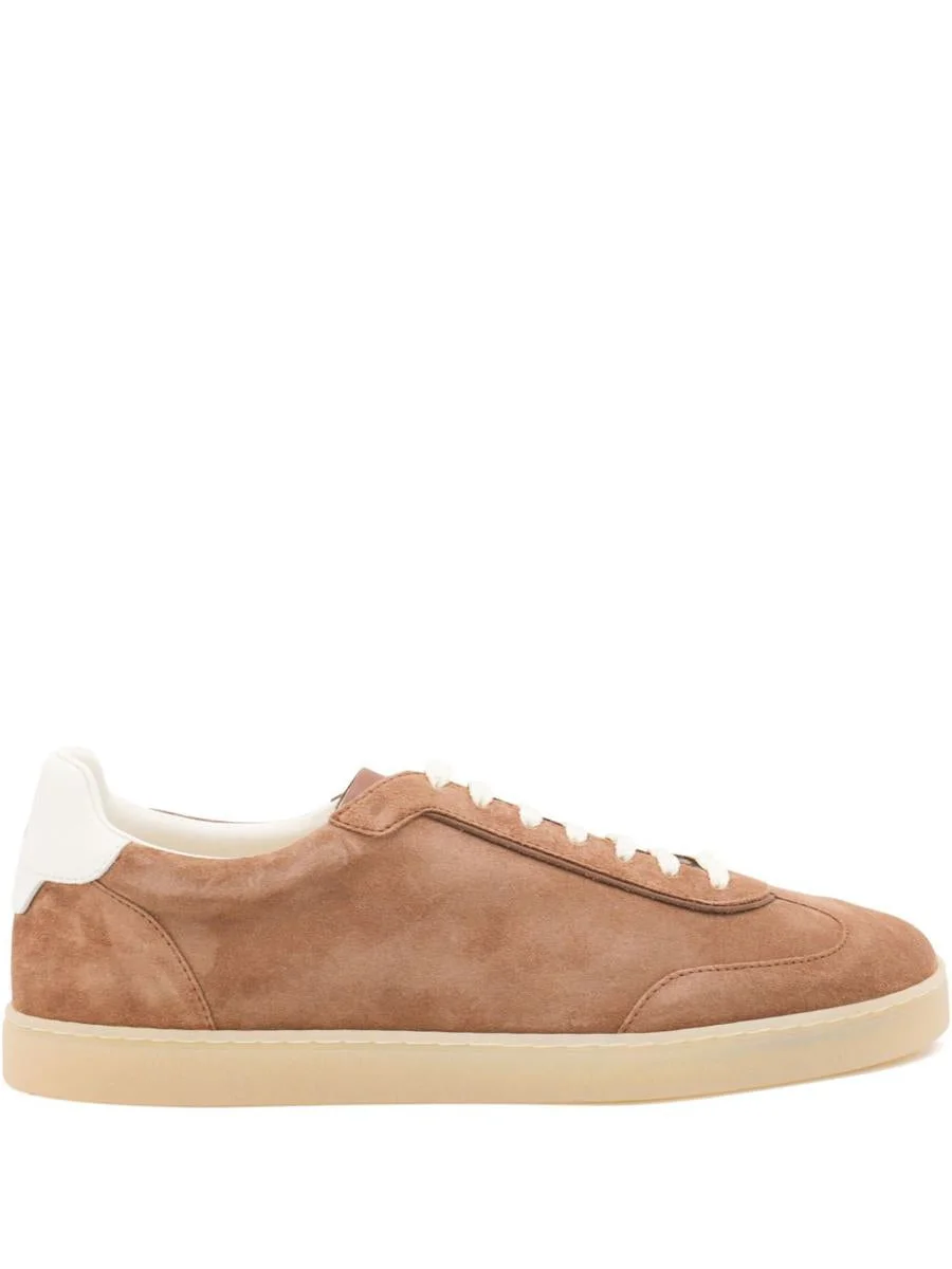 Brunello Cucinelli Suede Leather Sneakers - 1