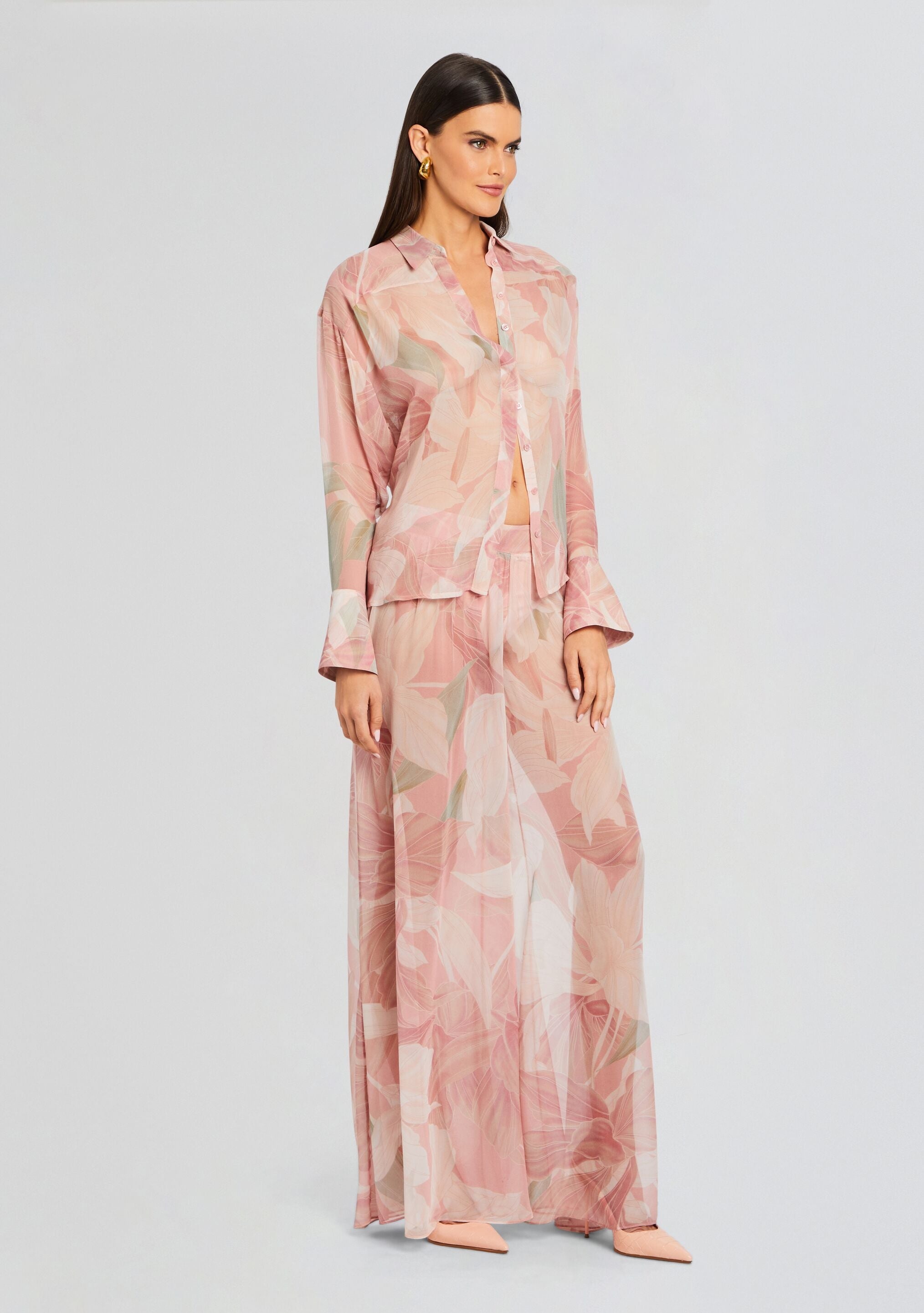 ZECA SILK CHIFFON PANT - 3