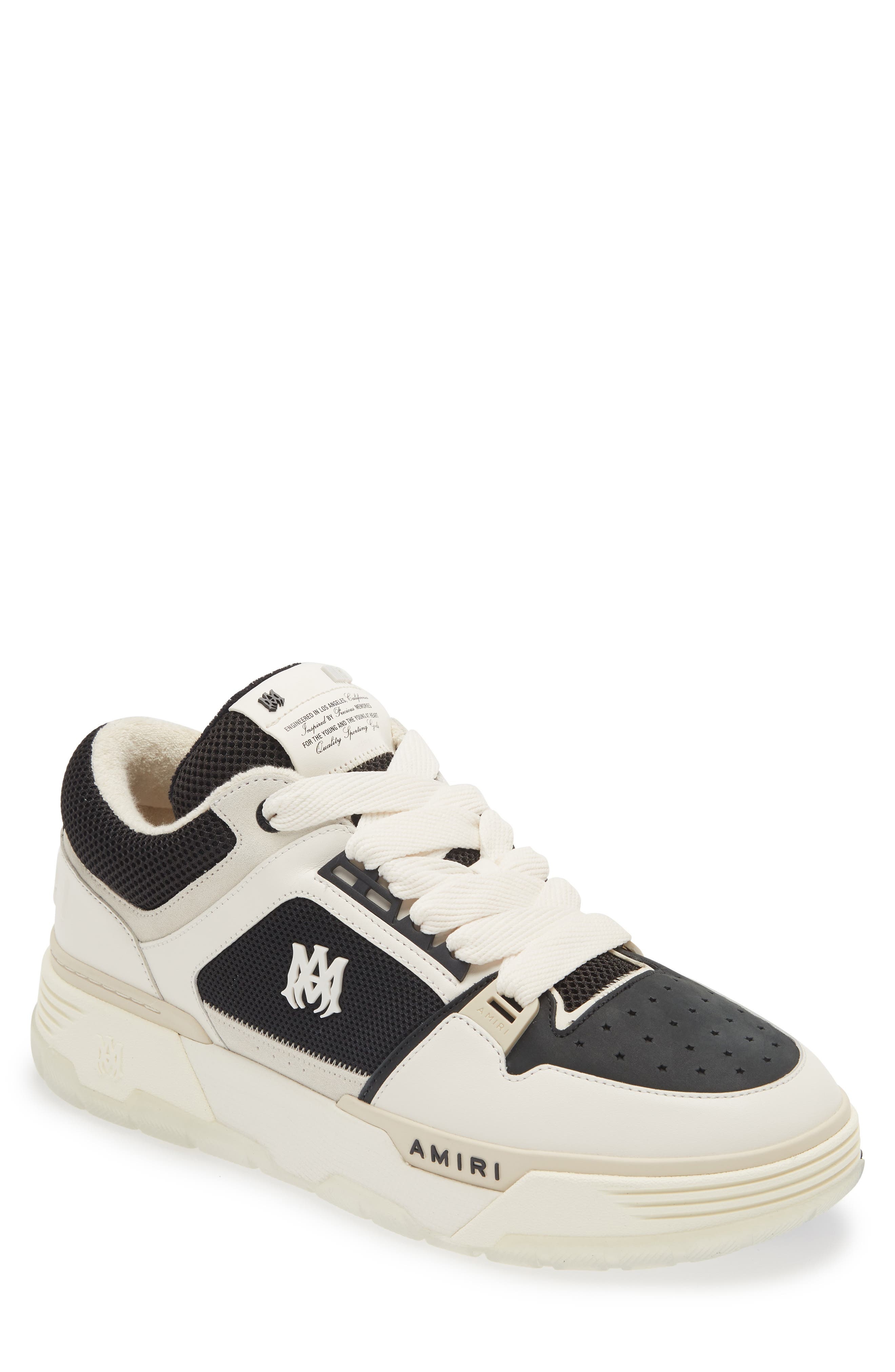 AMIRI MA-1 Platform Sneaker in Black Alabasterdnu at Nordstrom - 1