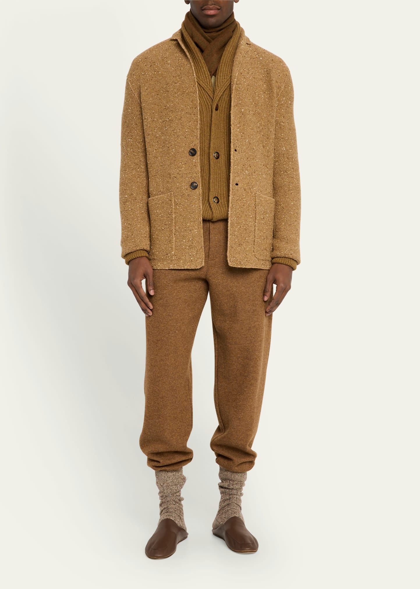 Men's Wish Wool and Cashmere Scarf - 2