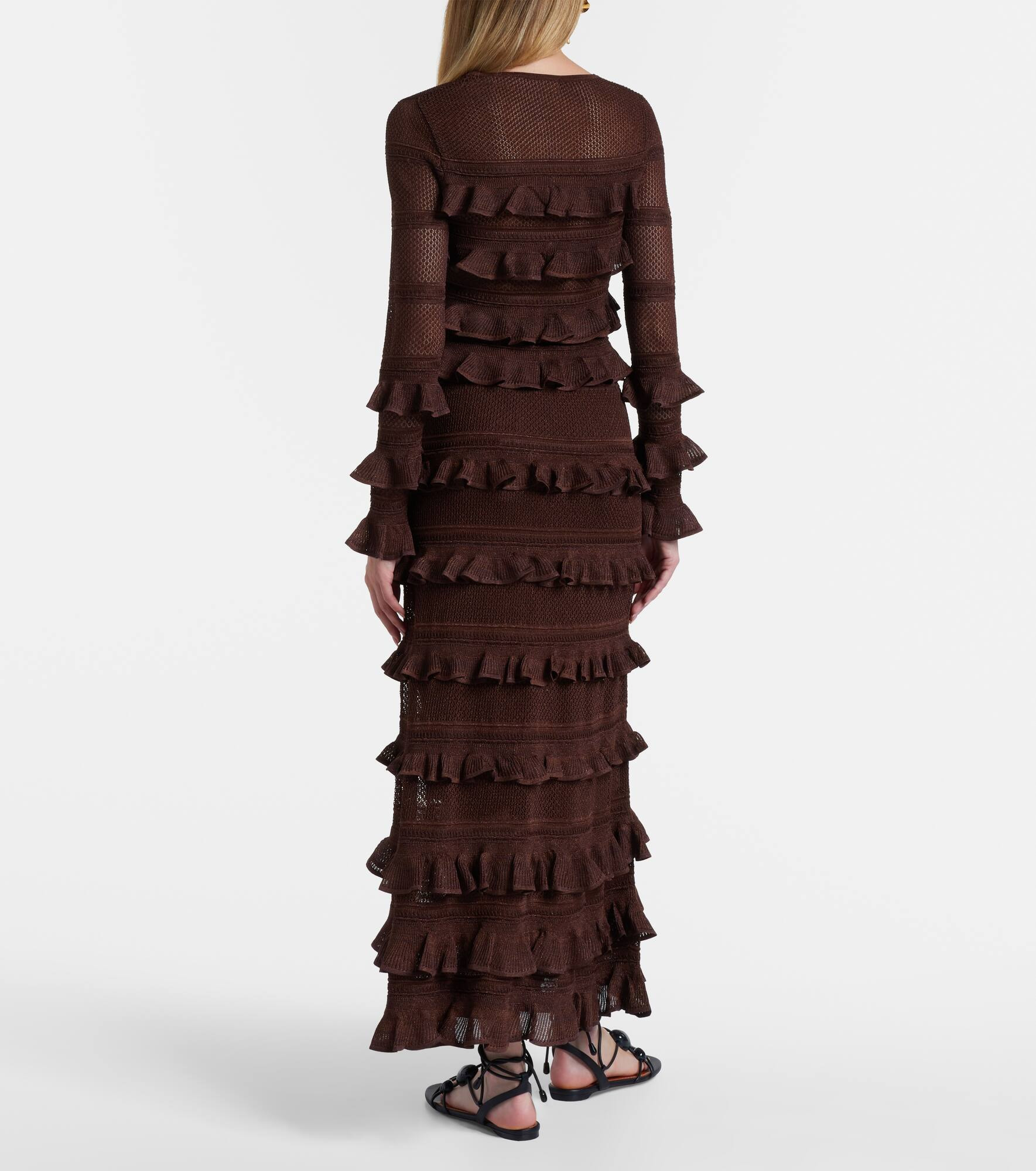 Hypnotic ruffled maxi skirt - 3