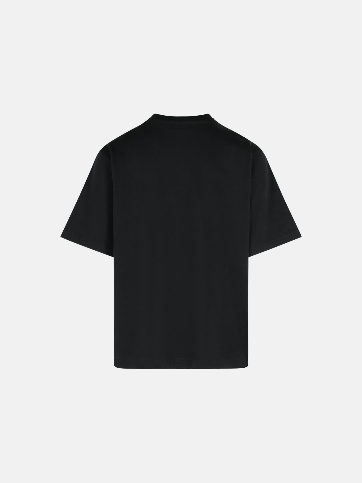 BLACK COTTON T-SHIRT - 3