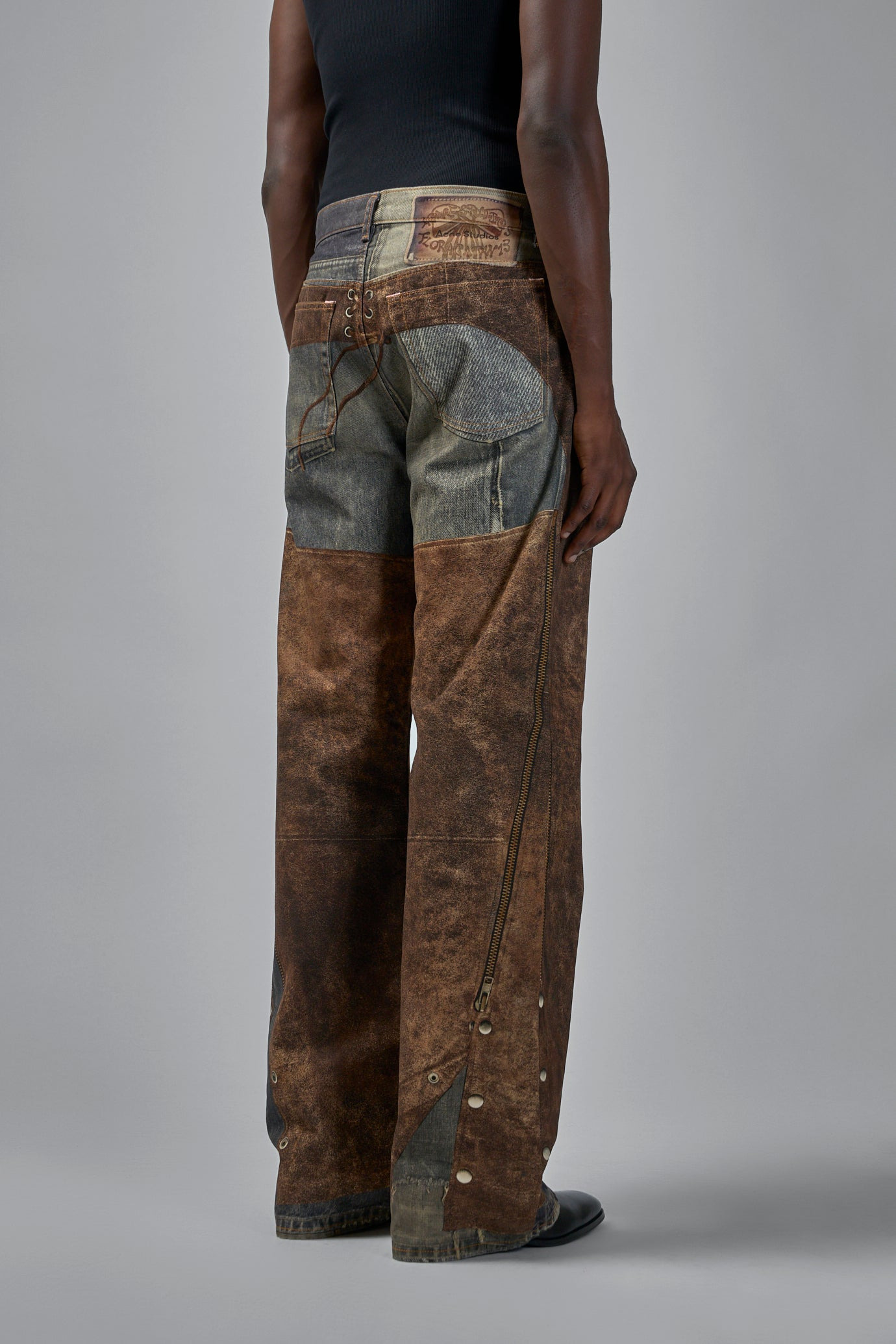 Printed Jeans Regular Fit - 4