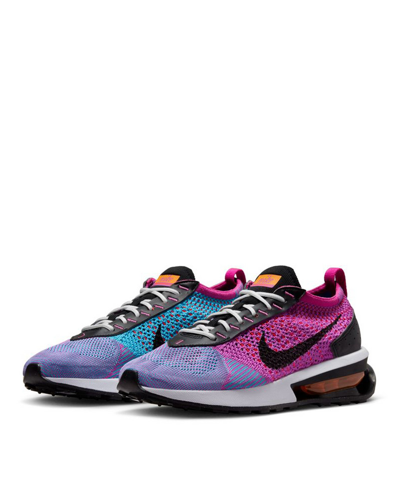 Women's Air Max Flyknit Racer Next Nature Fuchsia Dream/Black/Baltic Blue - 2