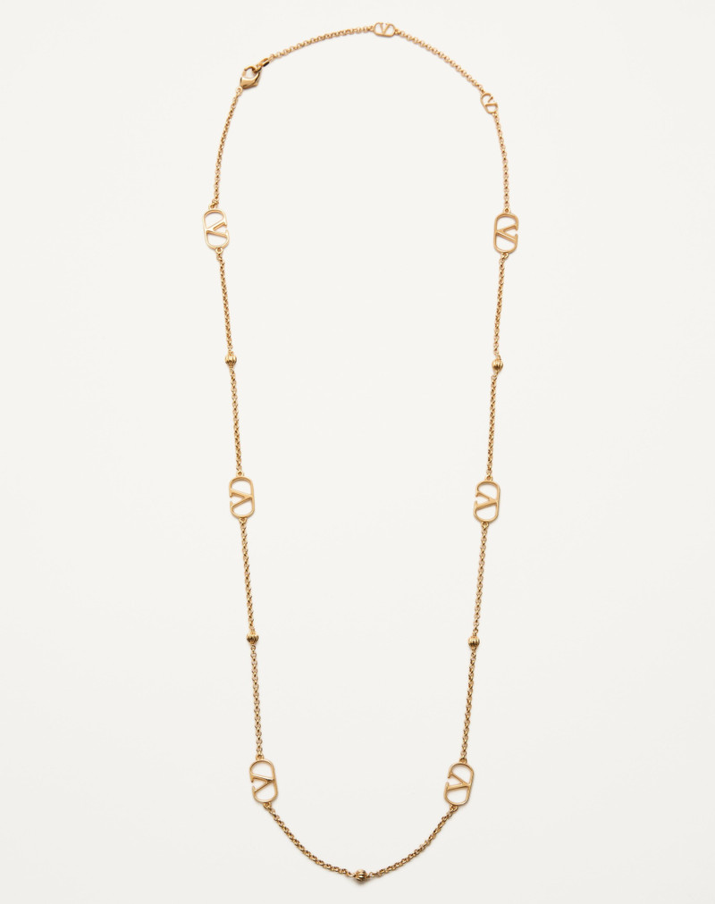 VLOGO SIGNATURE METAL NECKLACE - 1