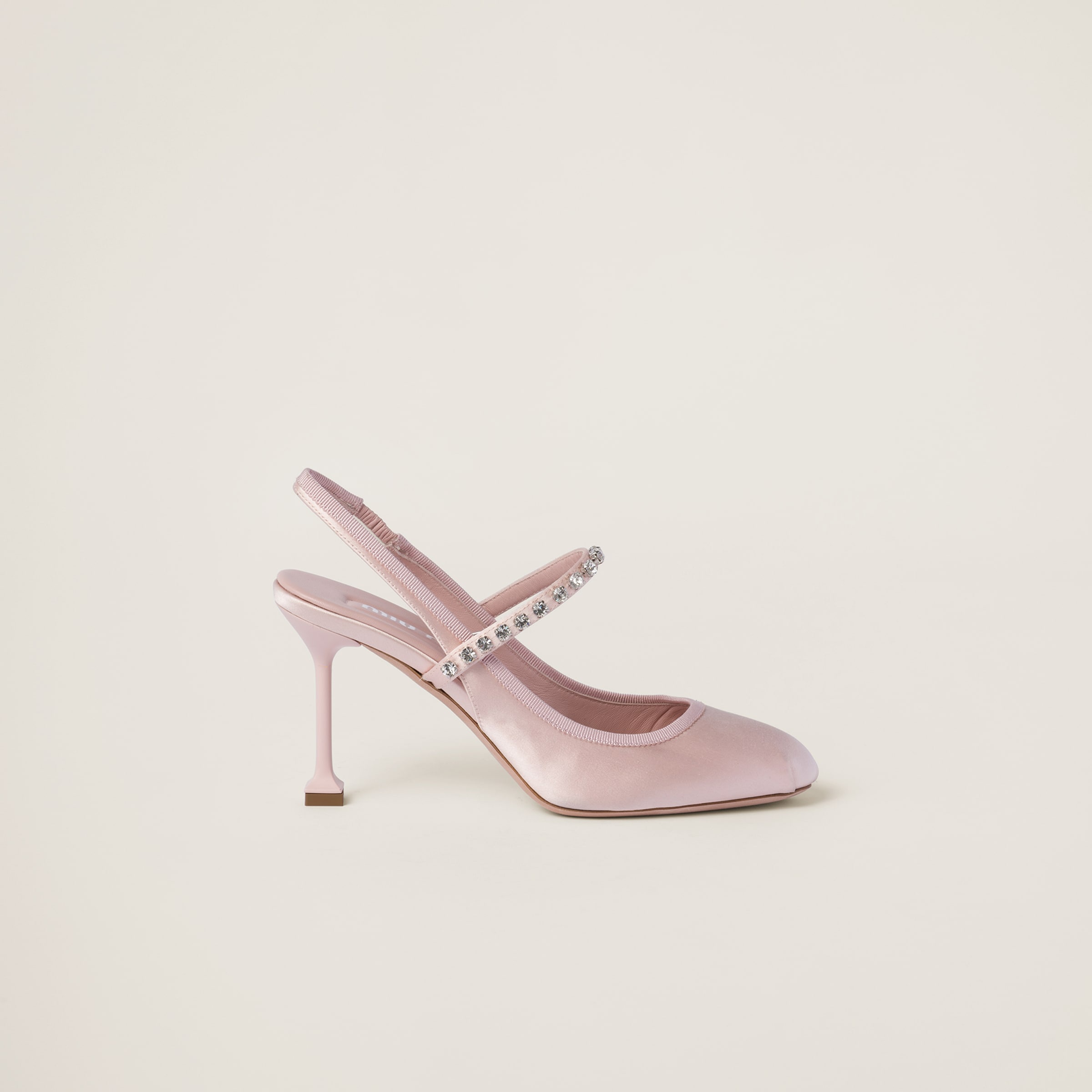 Satin slingback pumps - 2