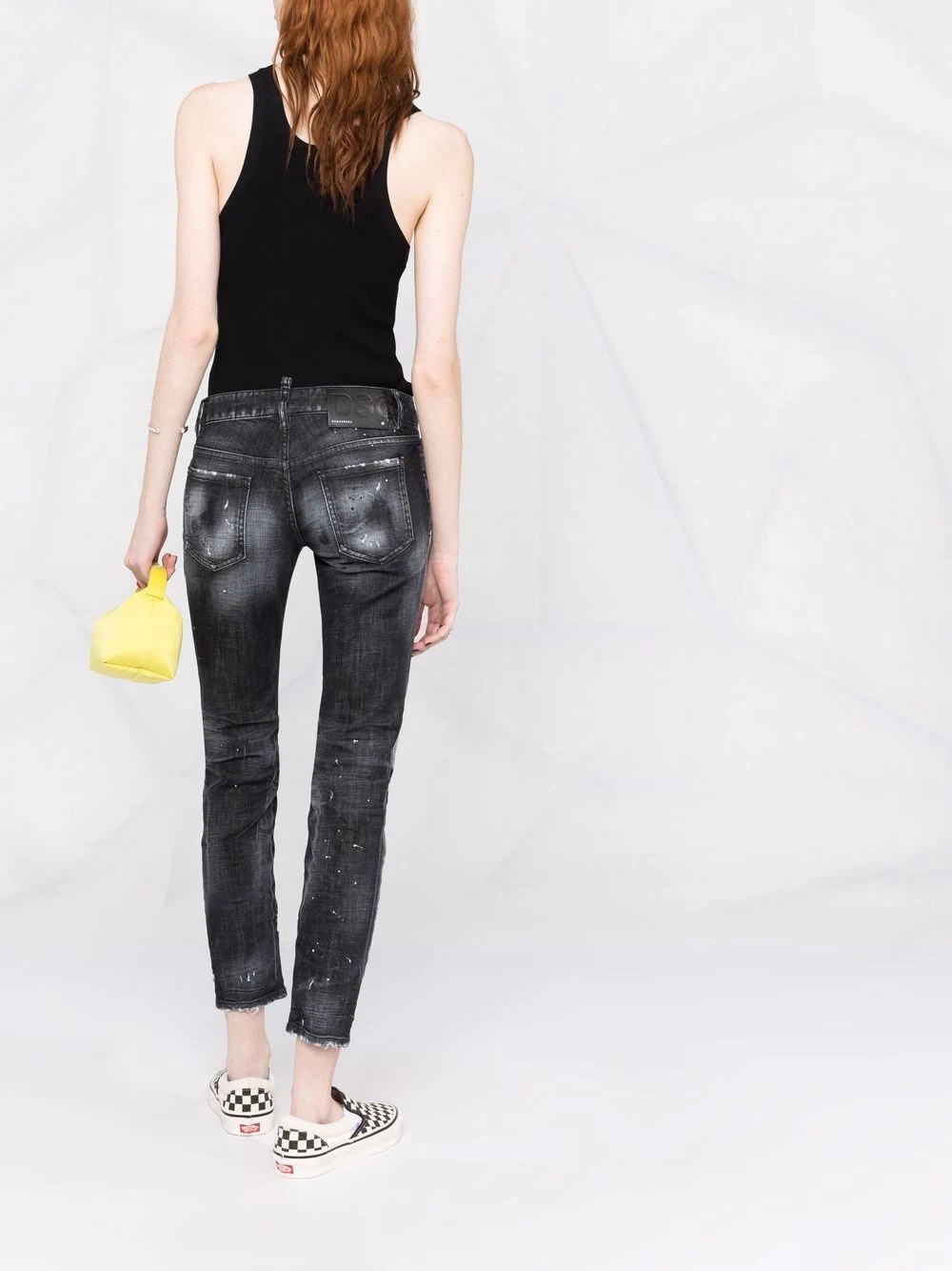 distressed denim jeans - 4