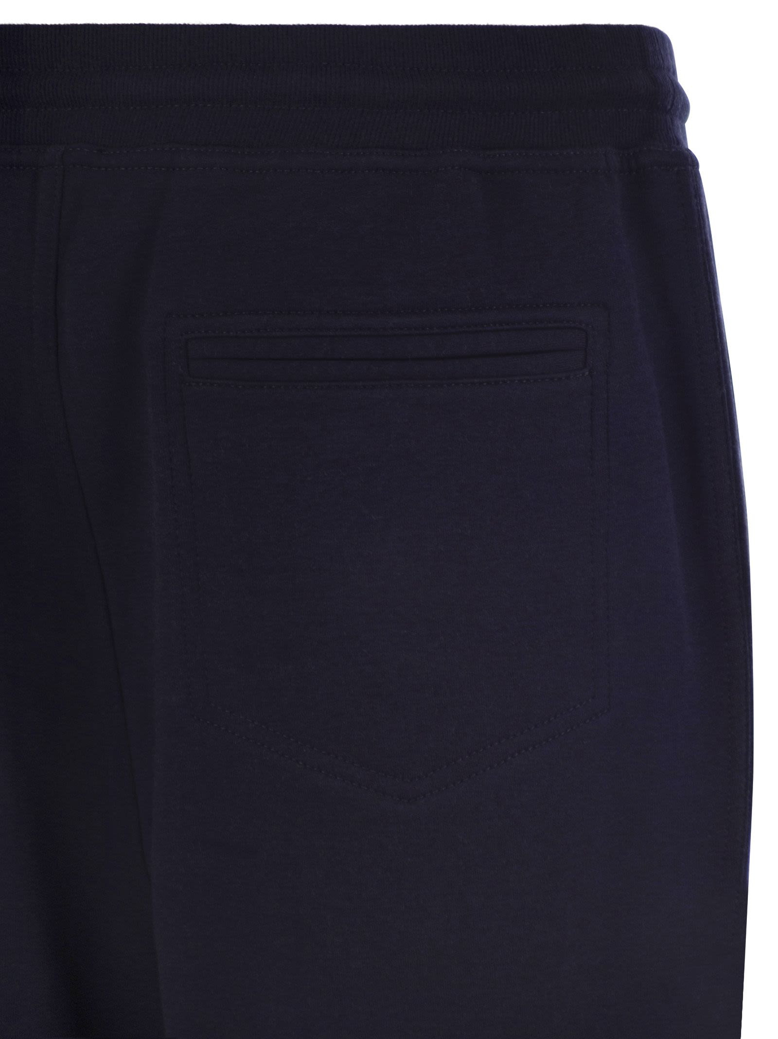 Brunello Cucinelli Men Sporty Trousers In Cashmere Blend - 4