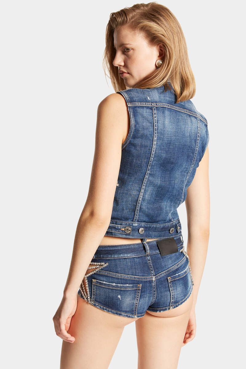STARRY NIGHT DENIM VEST - 4
