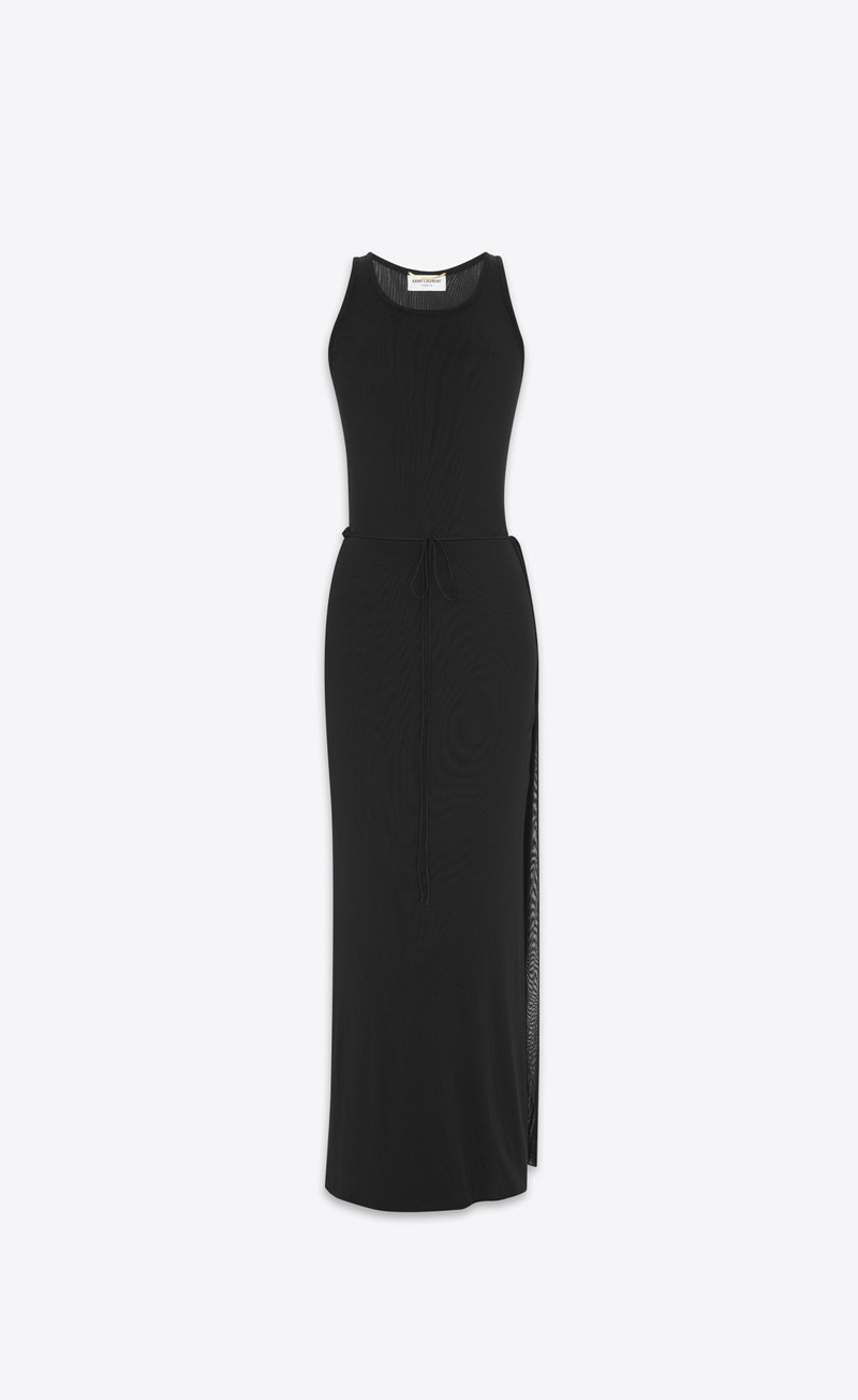 cover-up dress in stretch tulle - 1