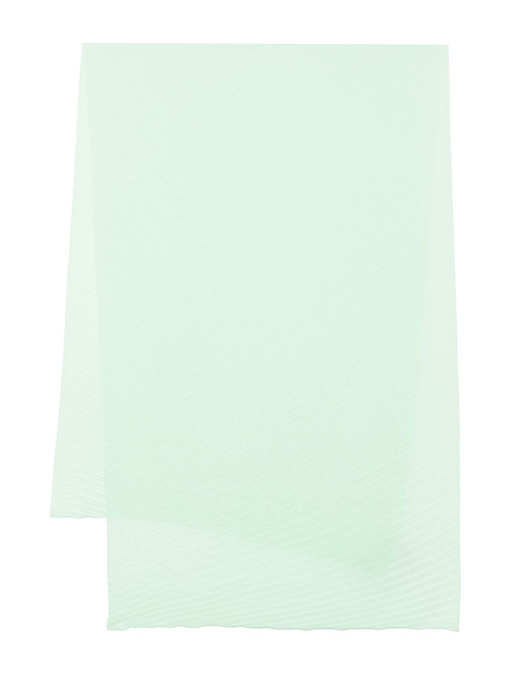 plissé-effect scarf - 1