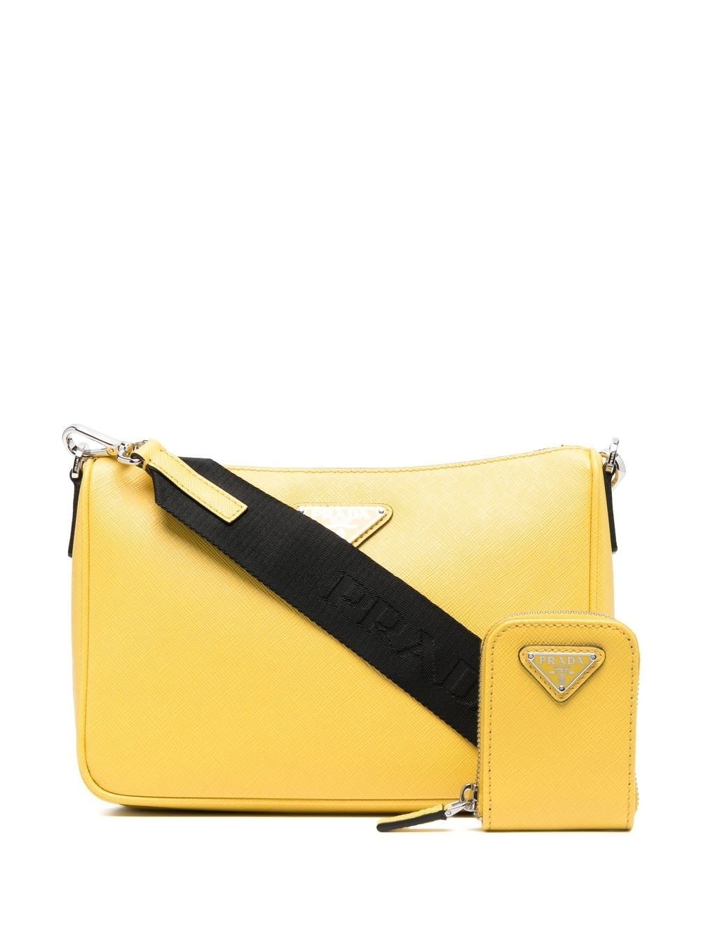 Saffiano-leather crossbody bag - 1