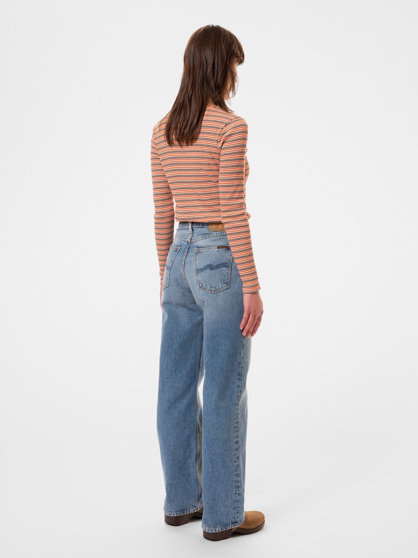 Jessy Striped Rib LS T-Shirt Multi - 4