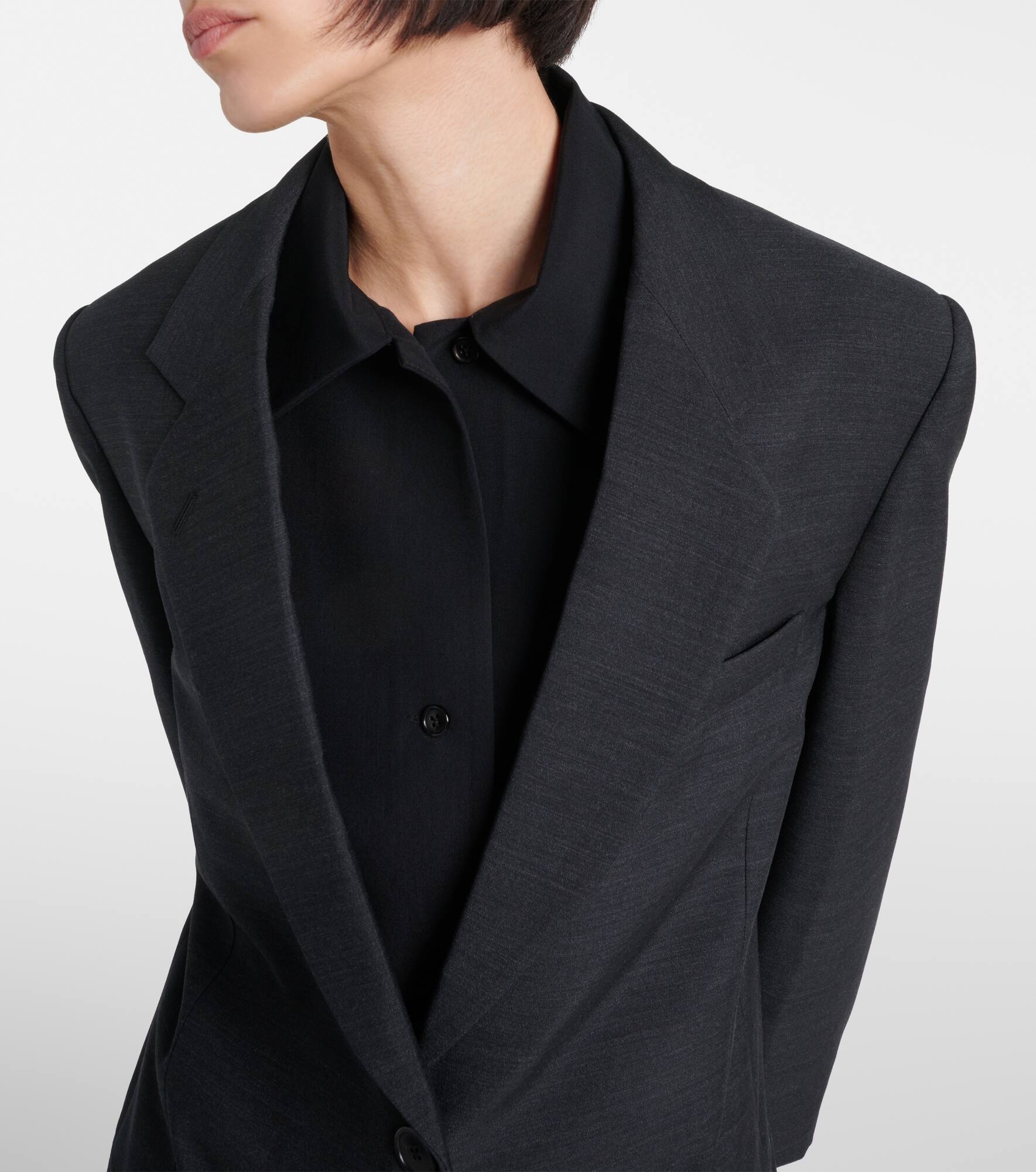 Virgin wool blazer - 4