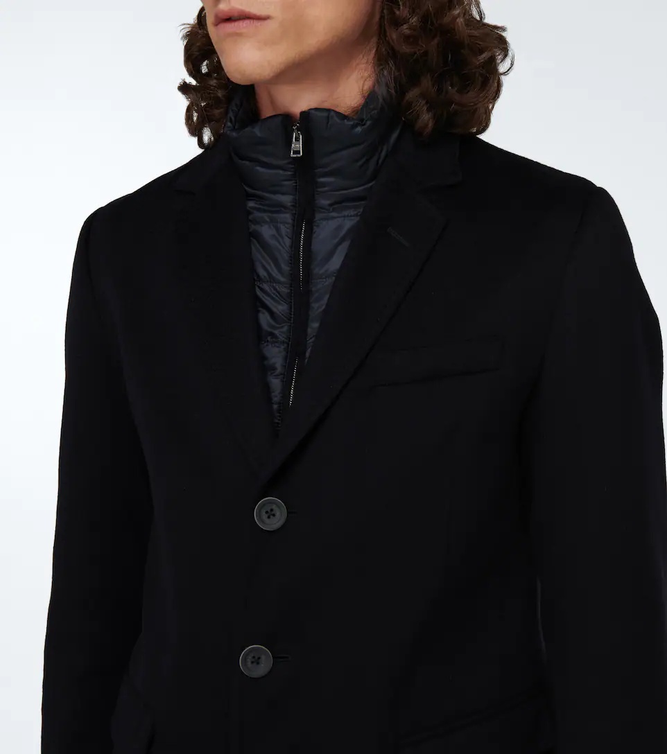 Layered cashmere overcoat - 5