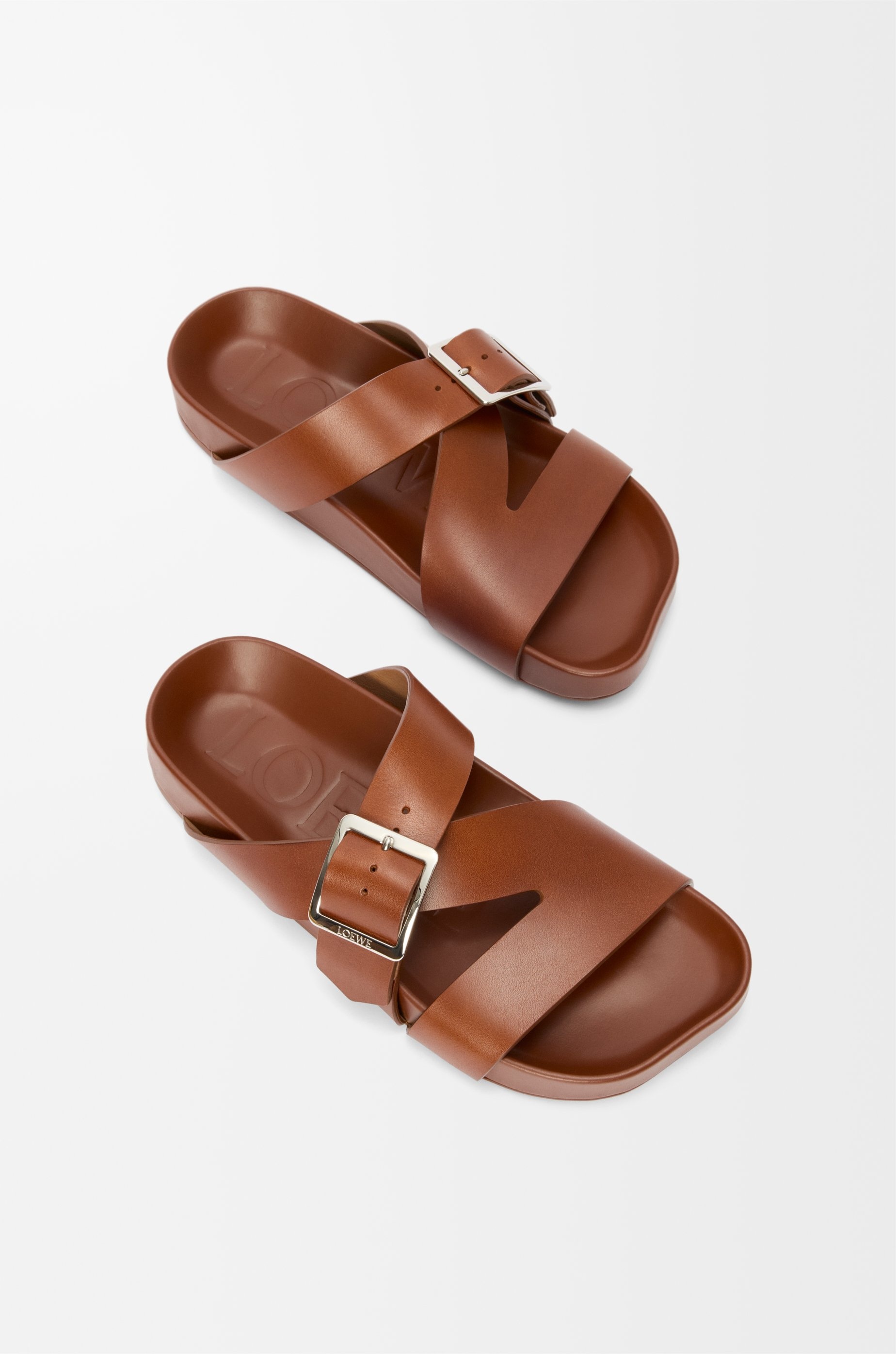 Ease Buckle slide in vegetable-tanned calfskin - 3
