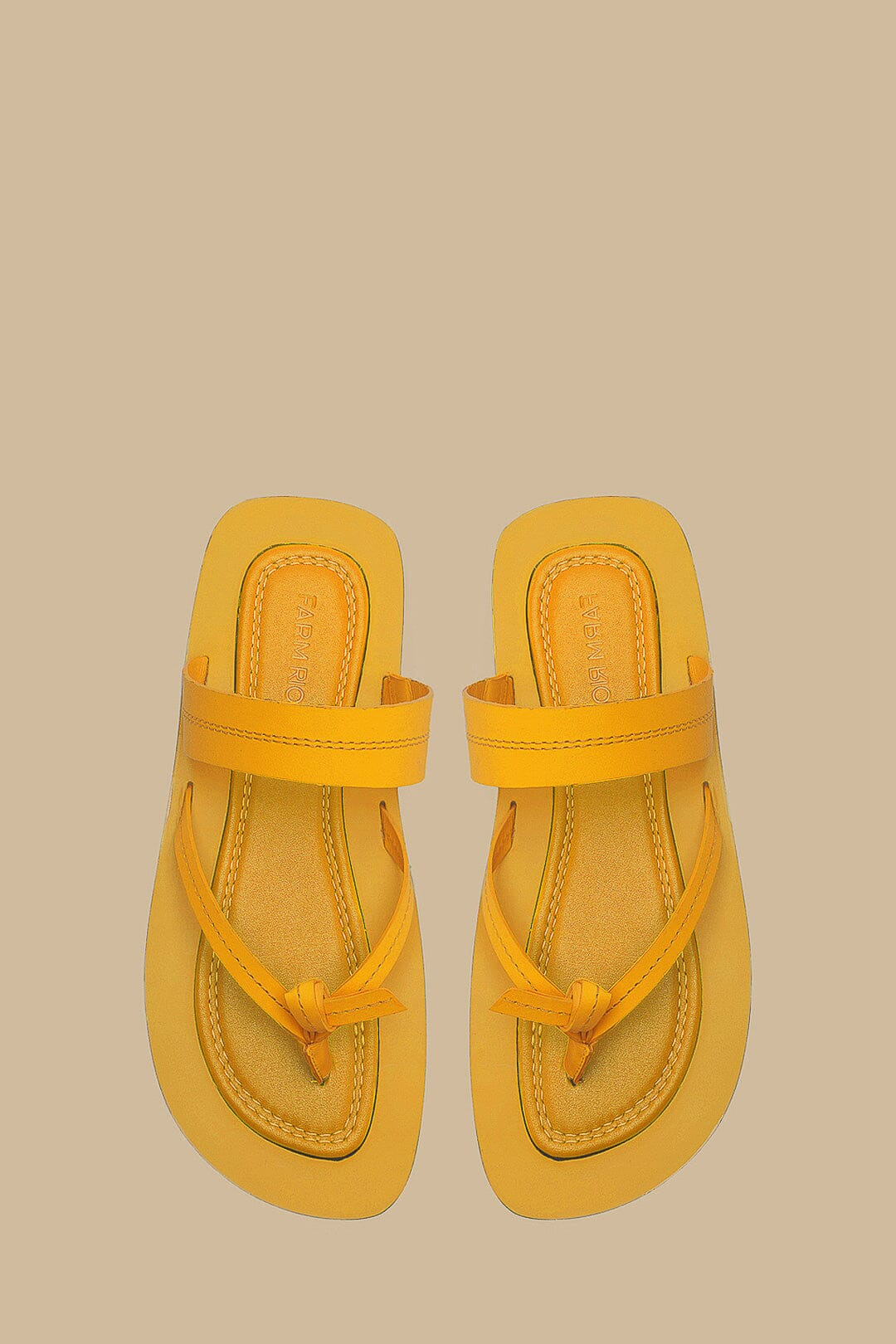 Turmeric Tie Flat Sandal - 3