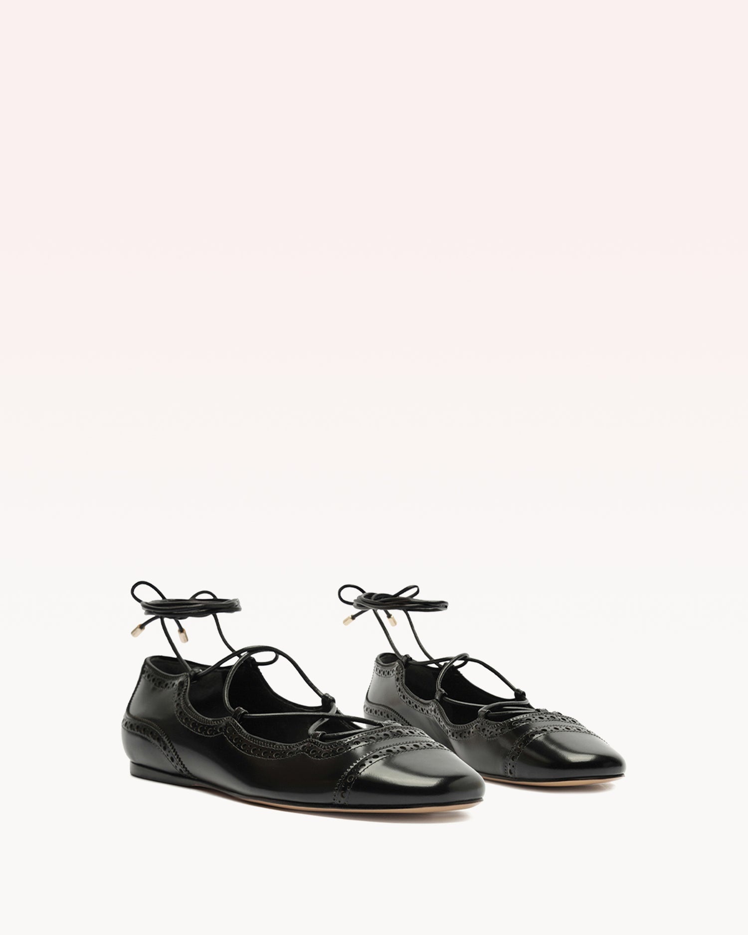 LACE UP BROGUE BLACK - 2