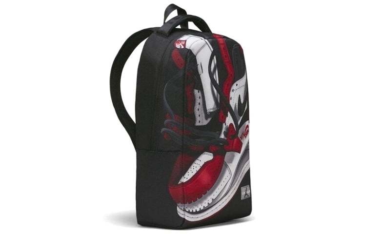 Air Jordan Graphics Backpack 'Black Red' 9A0484-KR5 - 2