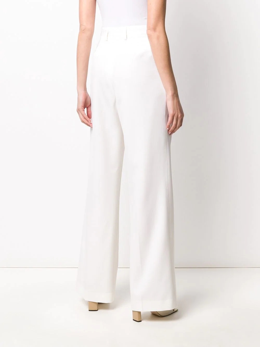 high-waisted wide leg trousers - 4