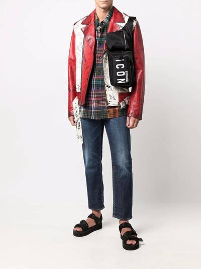 DSQUARED2 Icon-print multi-pocket belt bag outlook