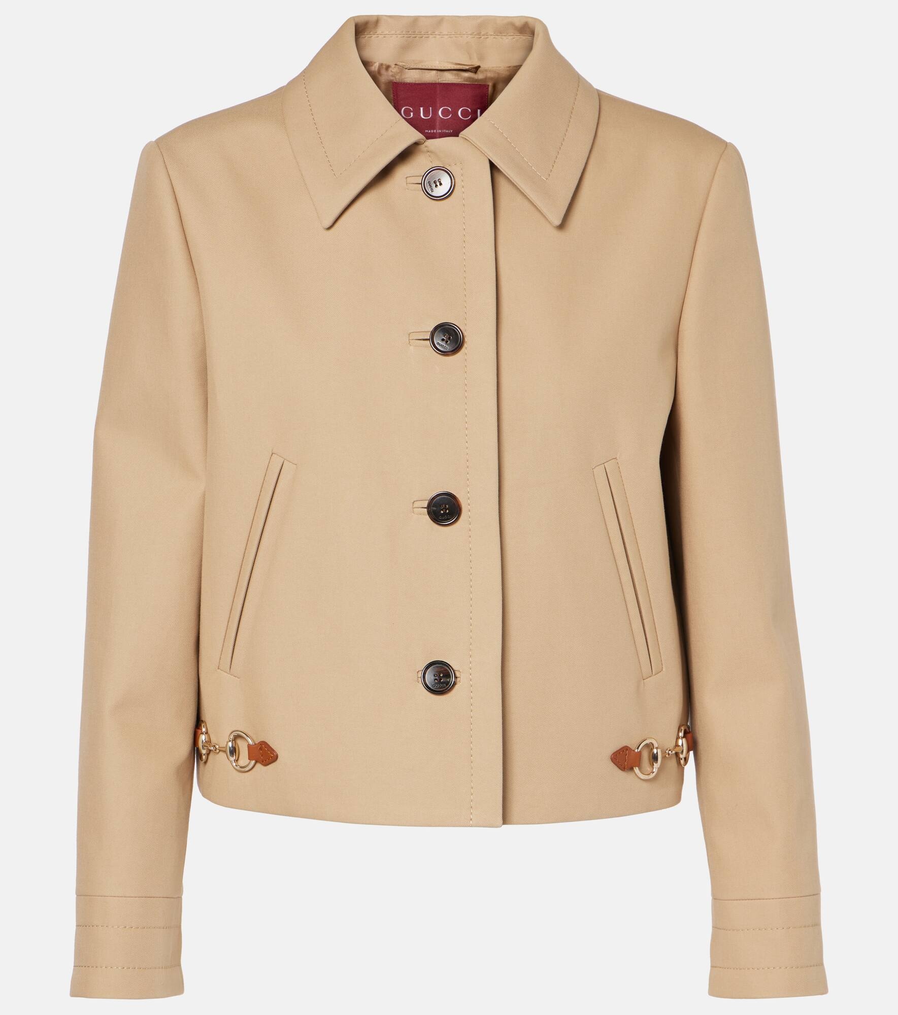 Horsebit cotton drill jacket - 1