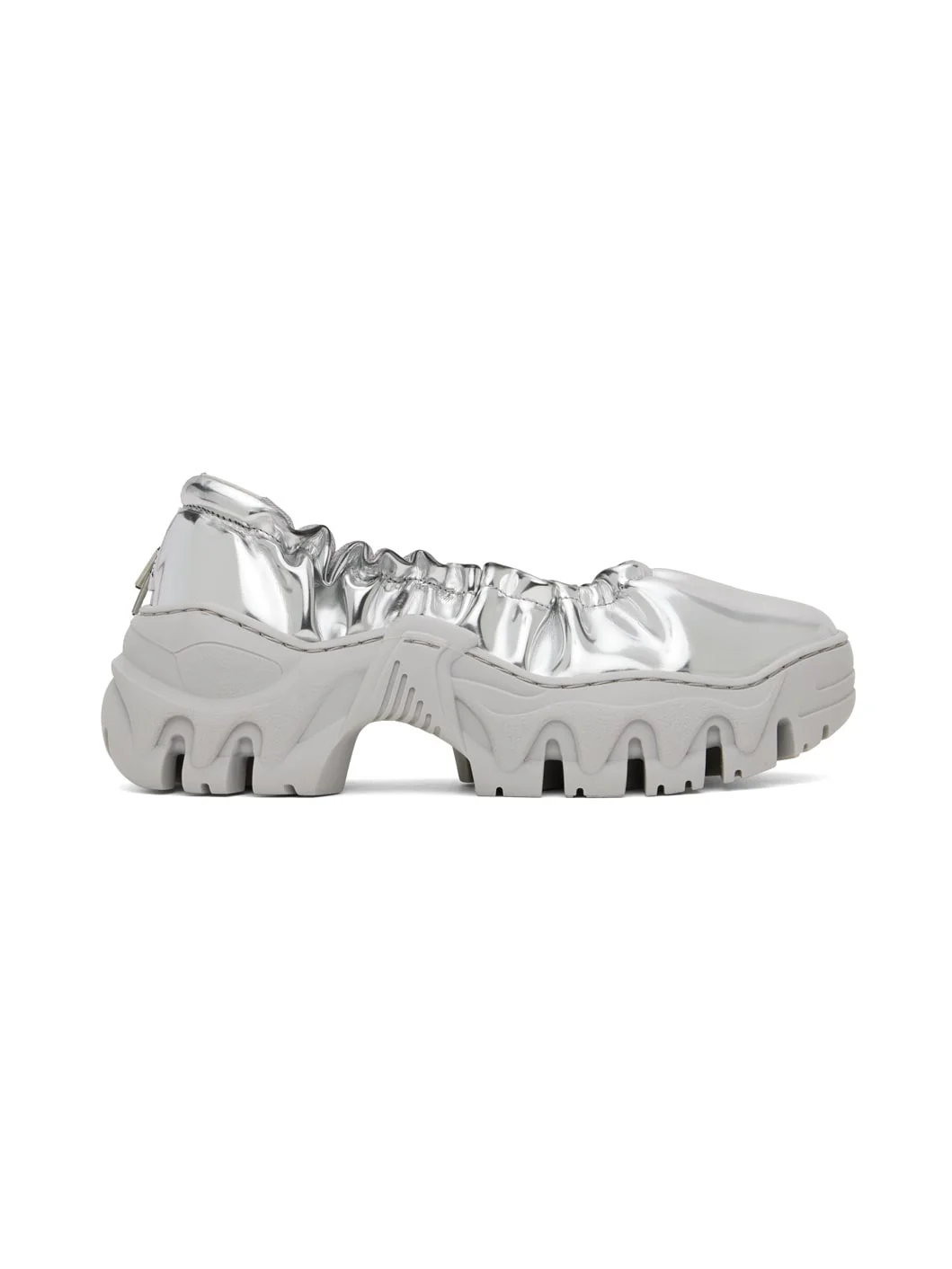 SSENSE Exclusive Silver Boccaccio II Ballerina Flats - 1