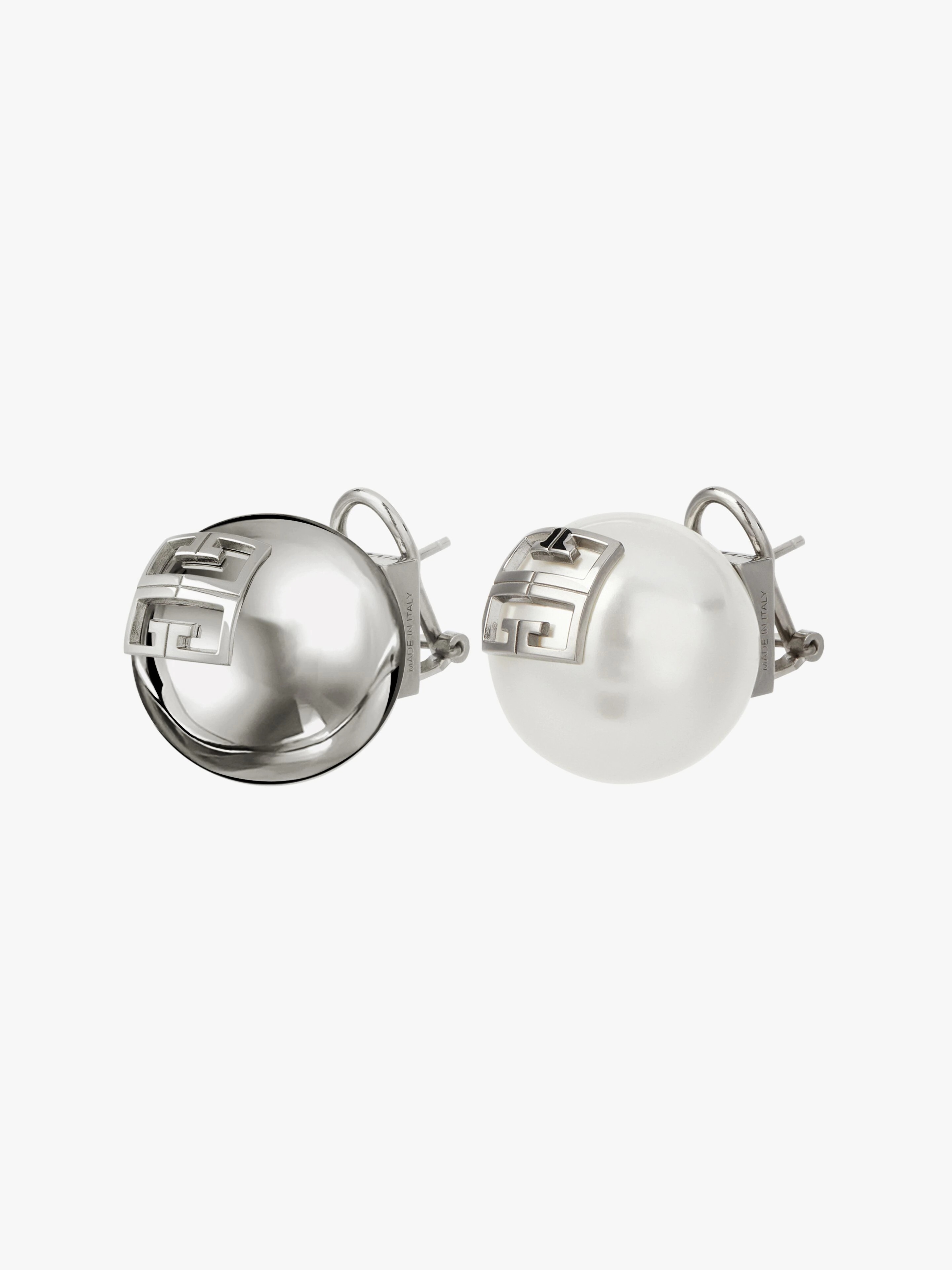 4G PEARL ASYMMETRICAL EARRINGS - 5