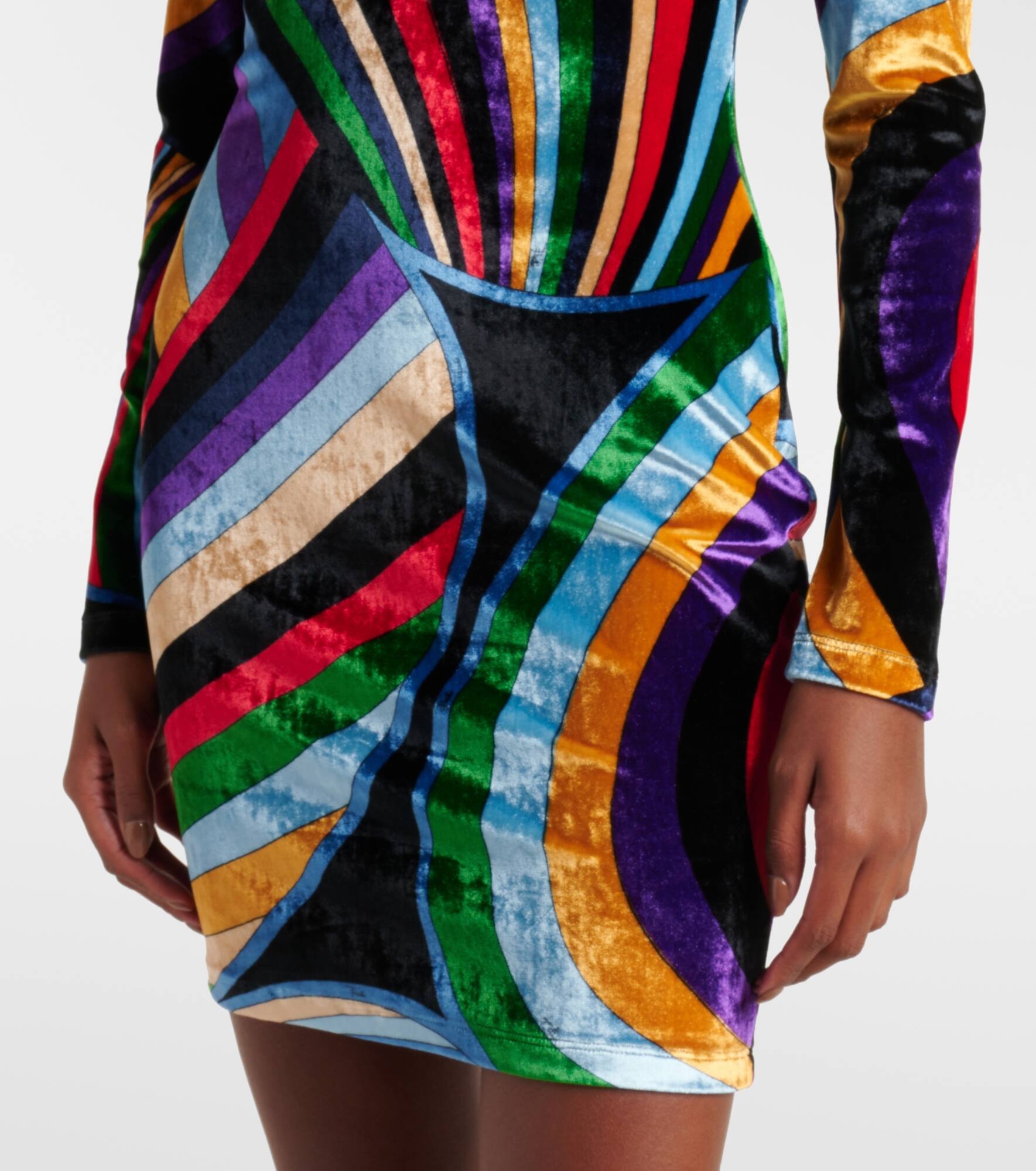 Iride velvet minidress - 5