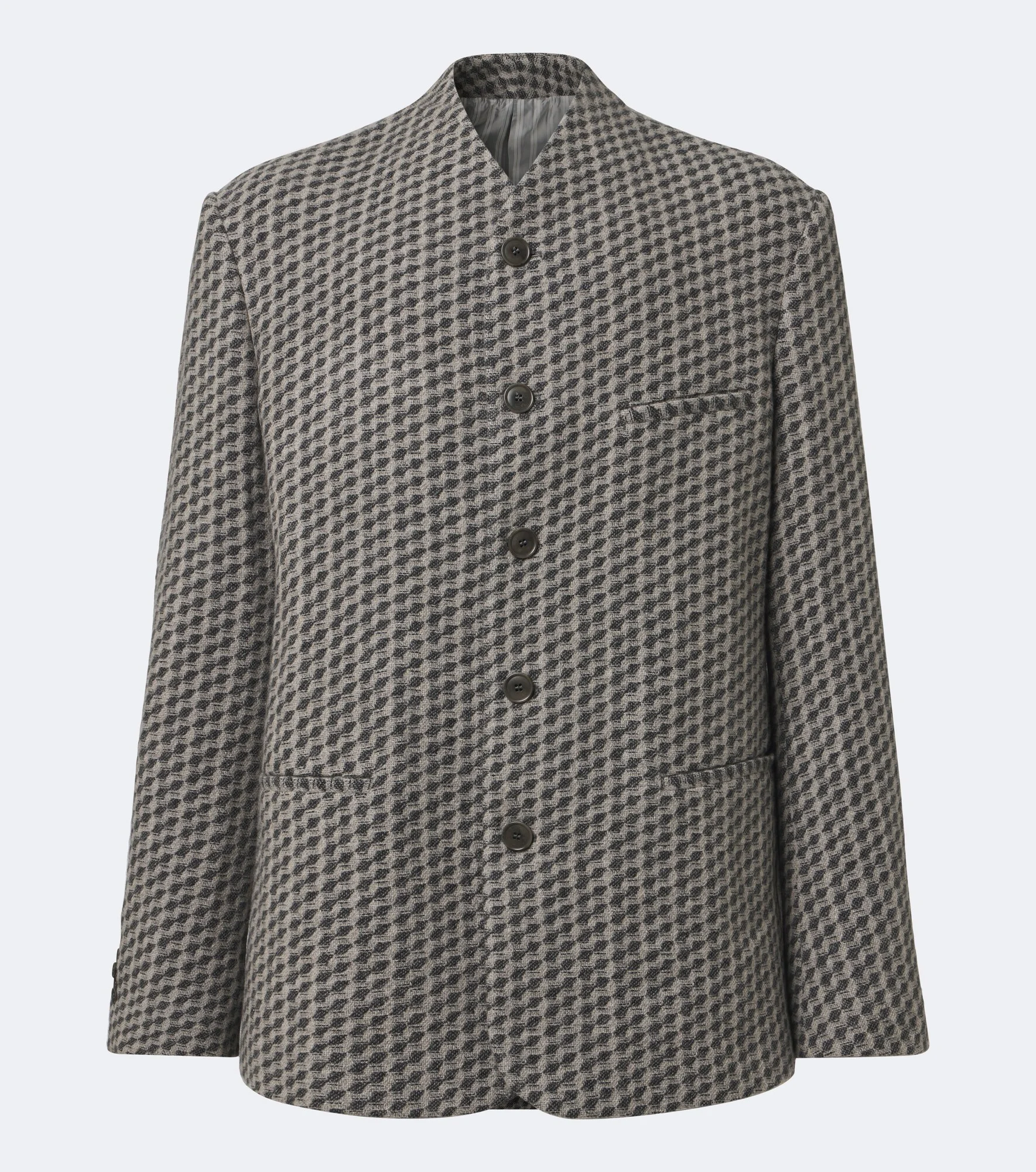 Cashmere and wool-blend blazer - 1
