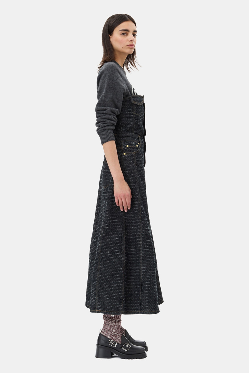 GANNI BLACK FEMININE BUCKLE PLATFORM LOAFERS outlook