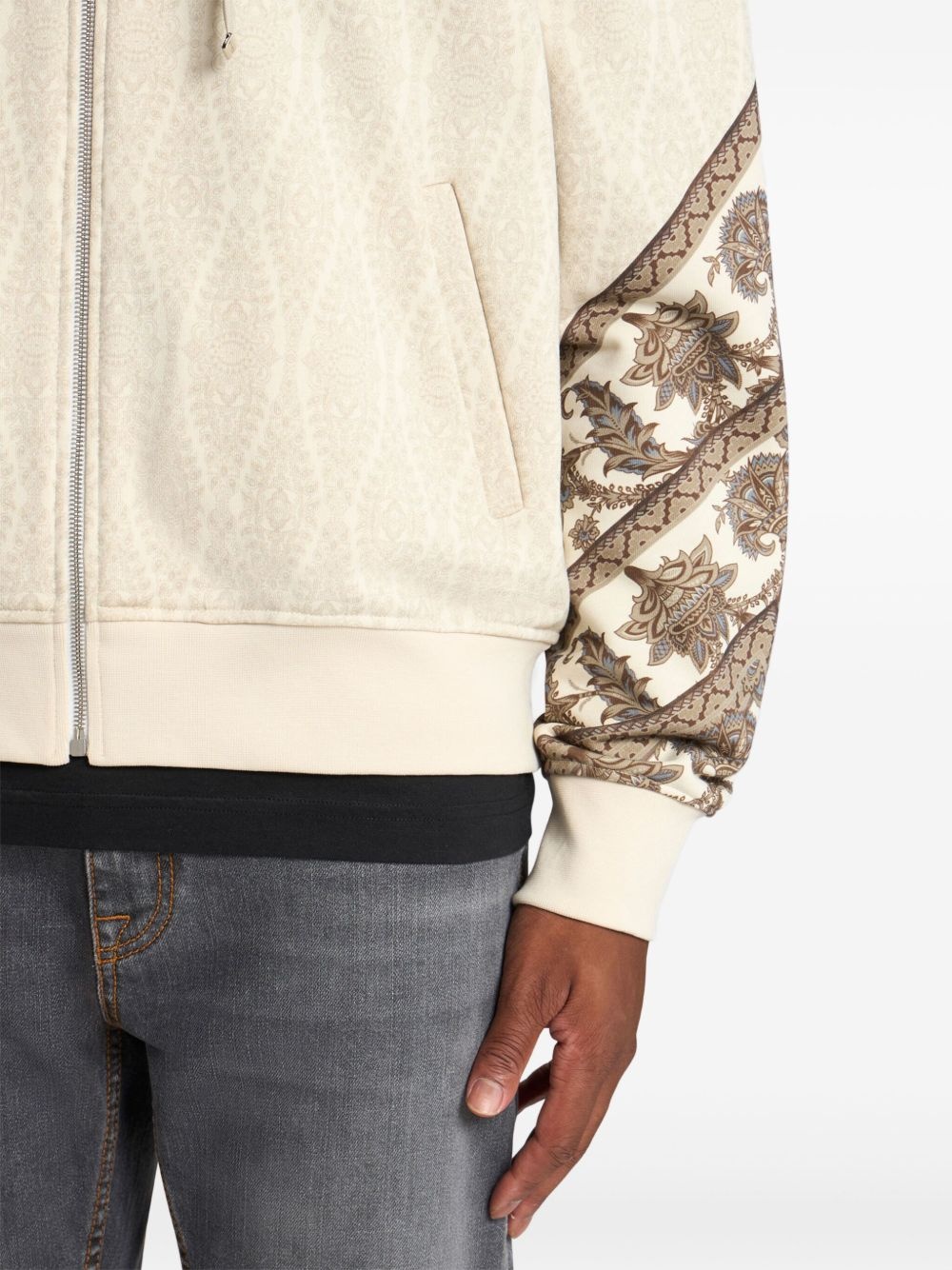 paisley-print hoodie - 4