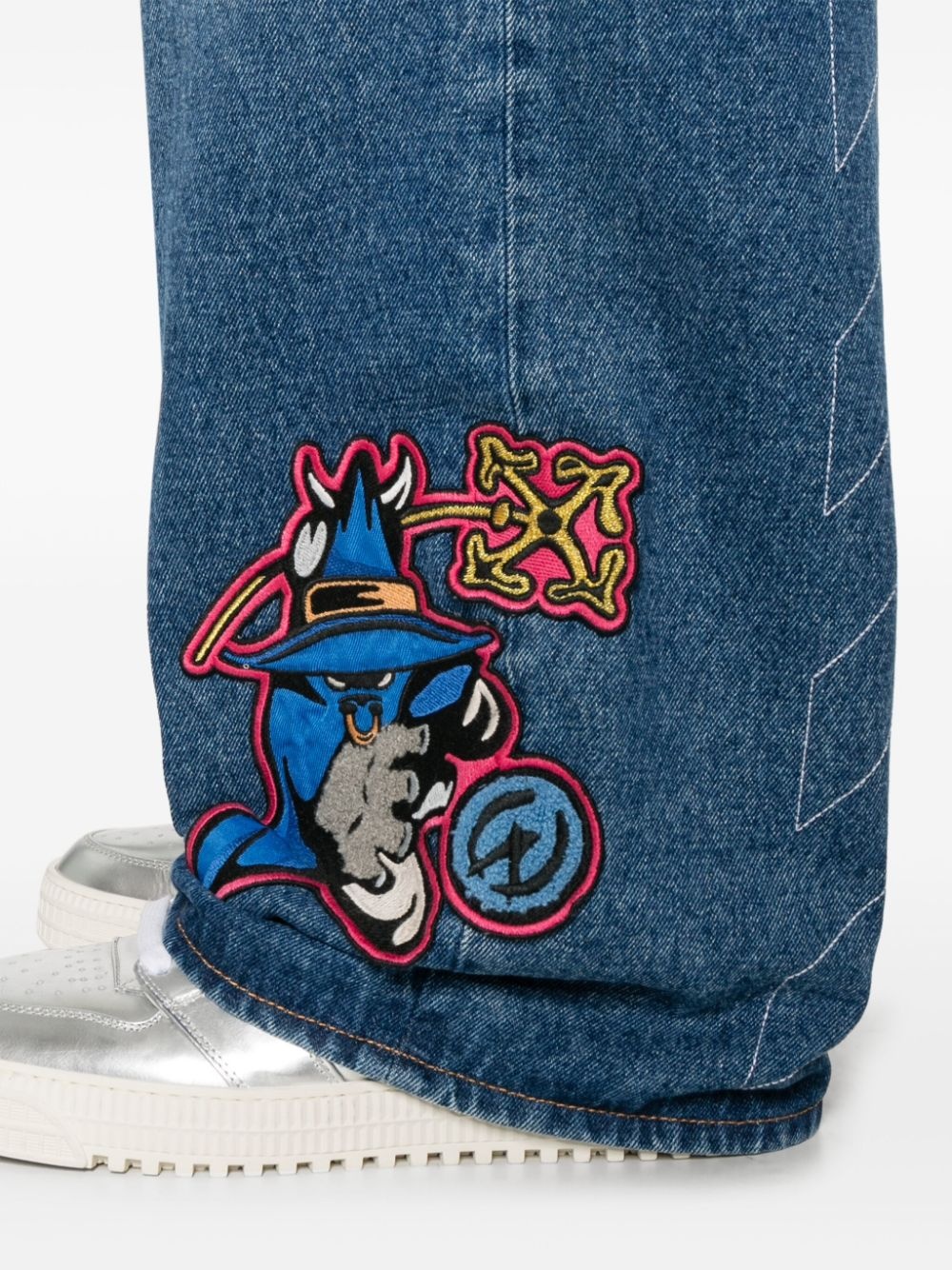 Character Diag straight-leg jeans - 5