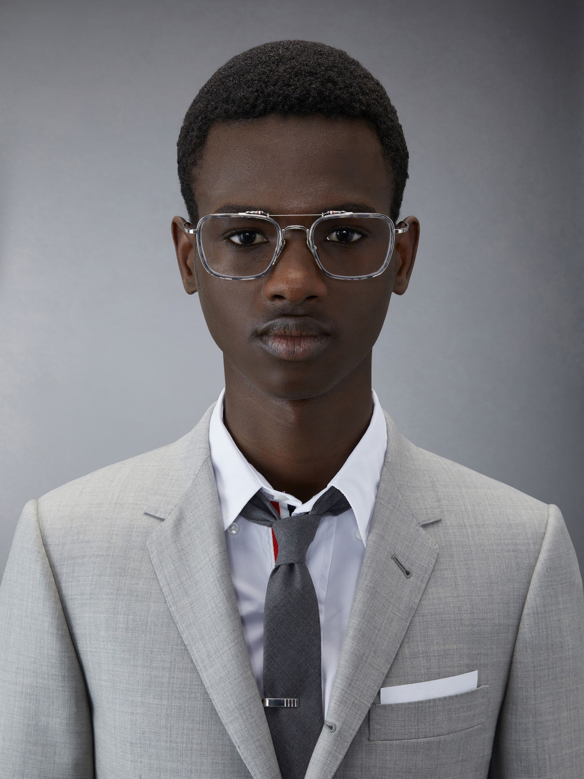Acetate And Titanium Rectangular Aviator Eyeglasses - 2