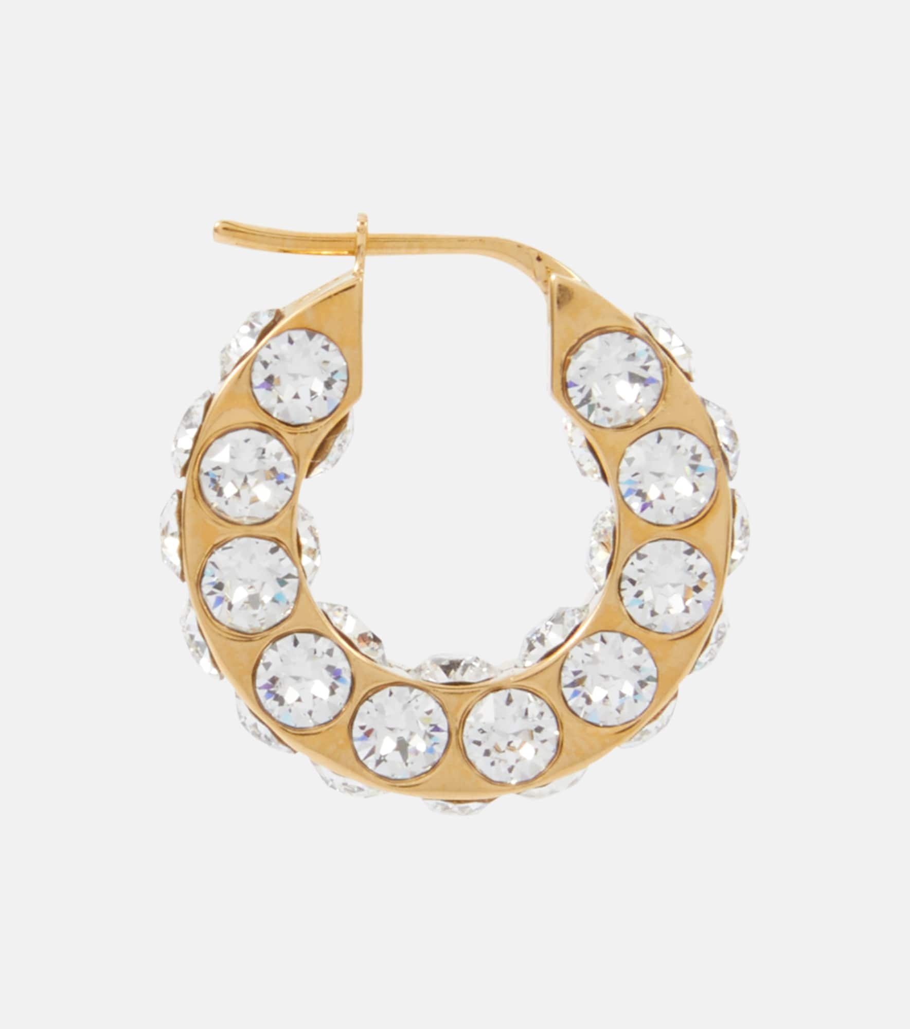 Jah crystal-embellished hoop earrings - 2