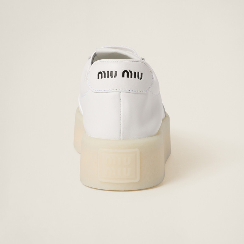 Miu Miu Leather sneakers outlook