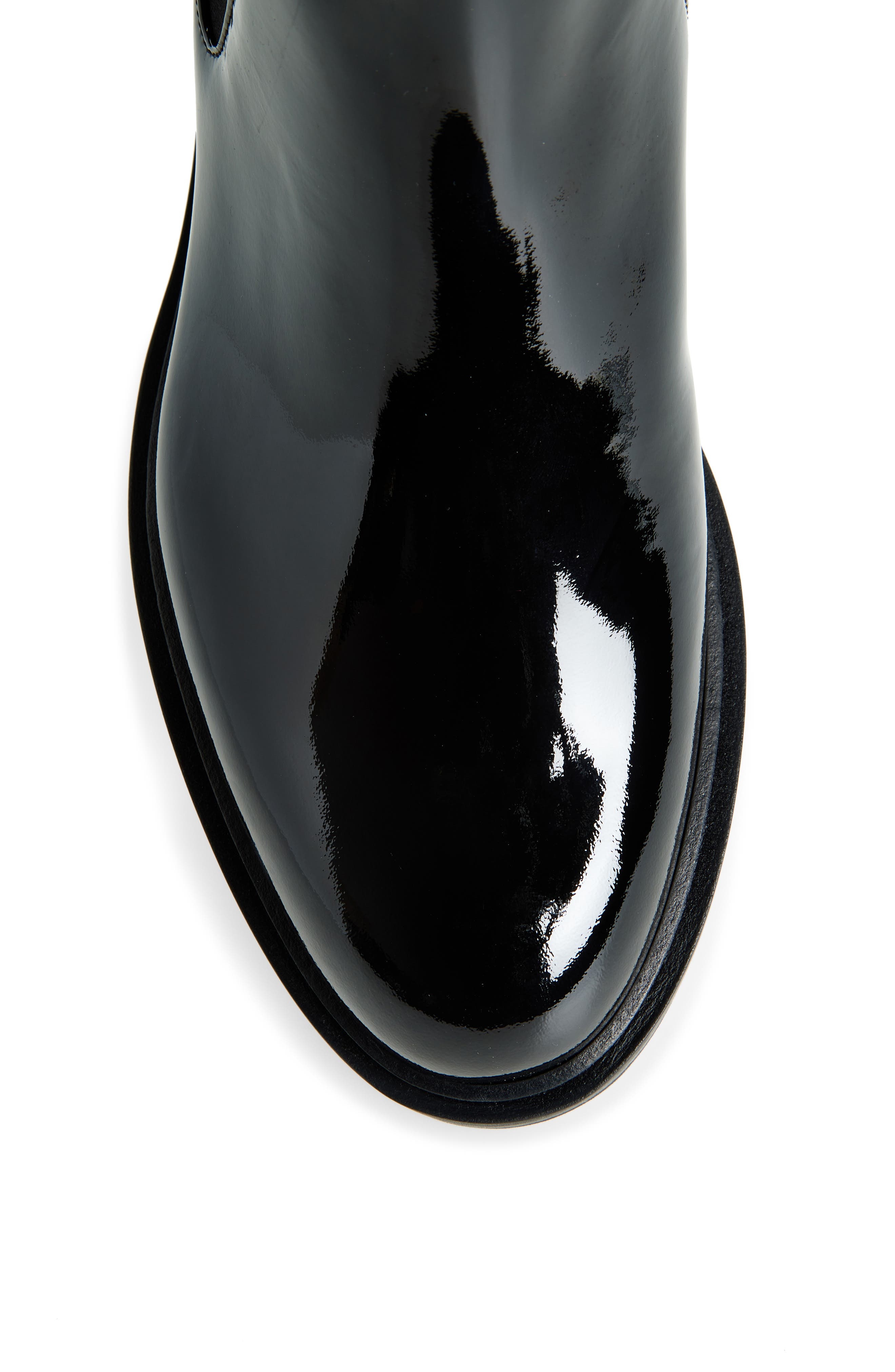 Dolce&Gabbana Vernice Patent Leather Chelsea Boot in 80999 Nero at Nordstrom - 5
