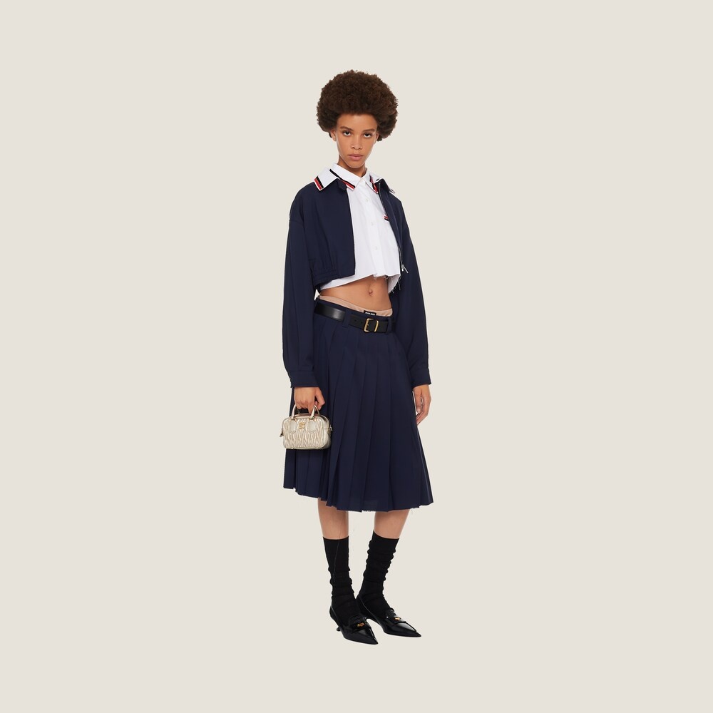 Matelassé nappa leather top-handle mini-bag - 5