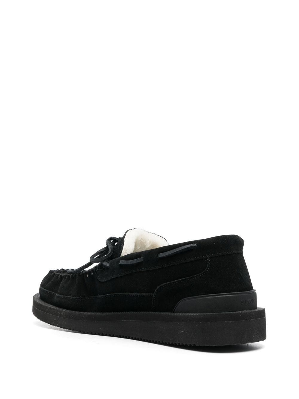 shearling-lined loafers - 3