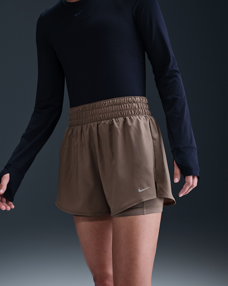 Nike Nike One Women's Dri-FIT High-Waisted 3" 2-in-1 Shorts outlook