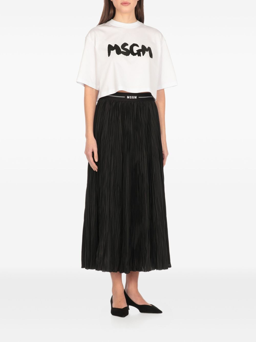 logo-print T-shirt - 3
