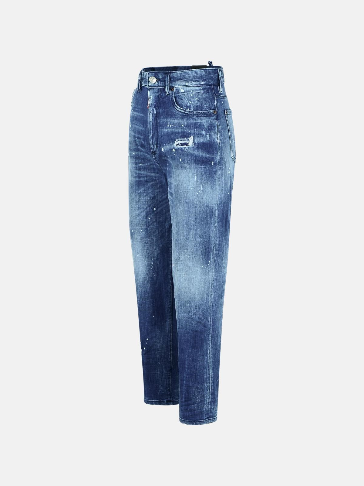 LIGHT BLUE COTTON JEANS - 2