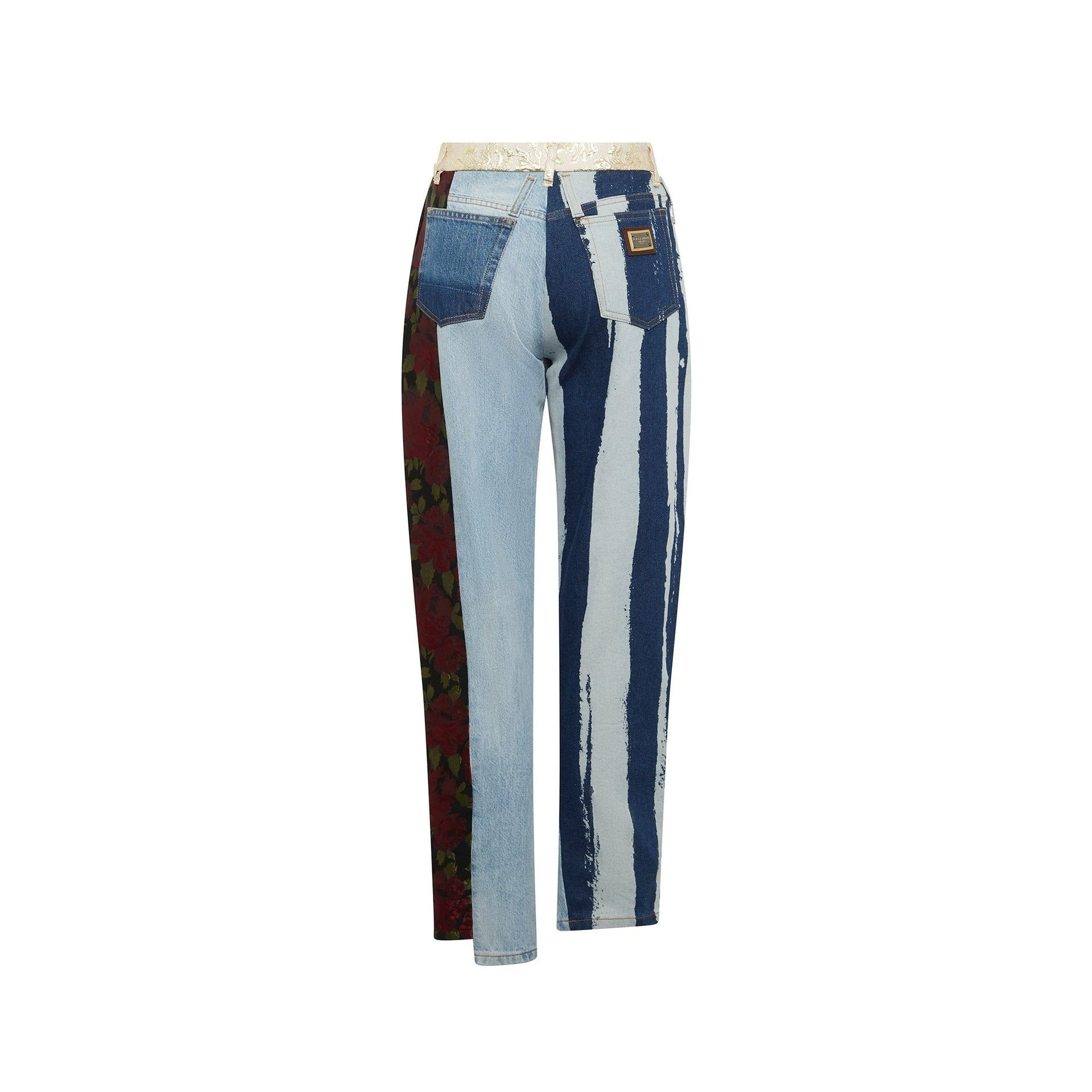 Dolce & Gabbana Embroidered Denim Pants Women - 2