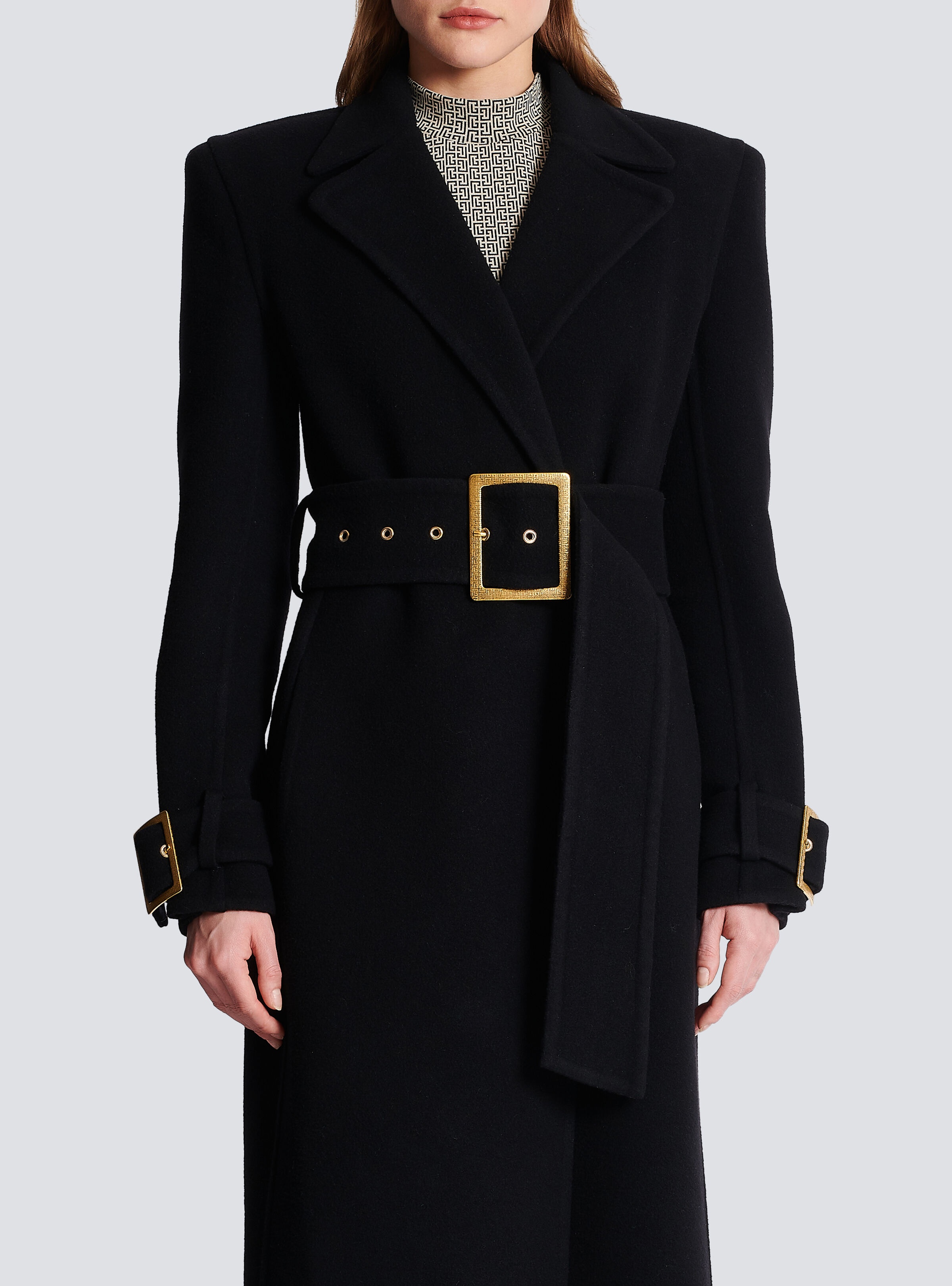 Long coat with belt - 5