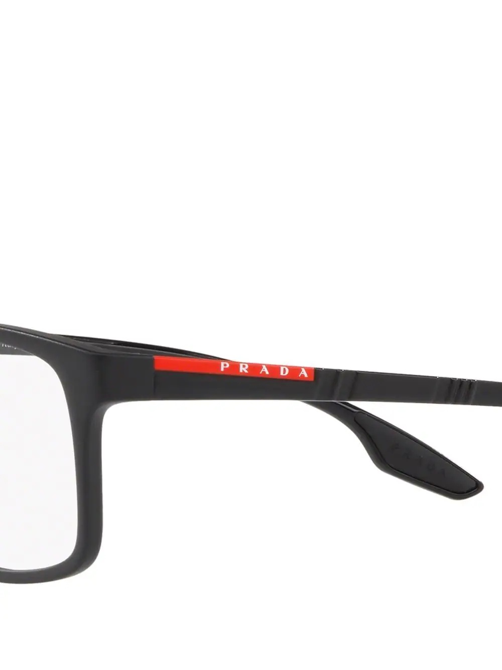 logo-arm rectangular glasses - 3