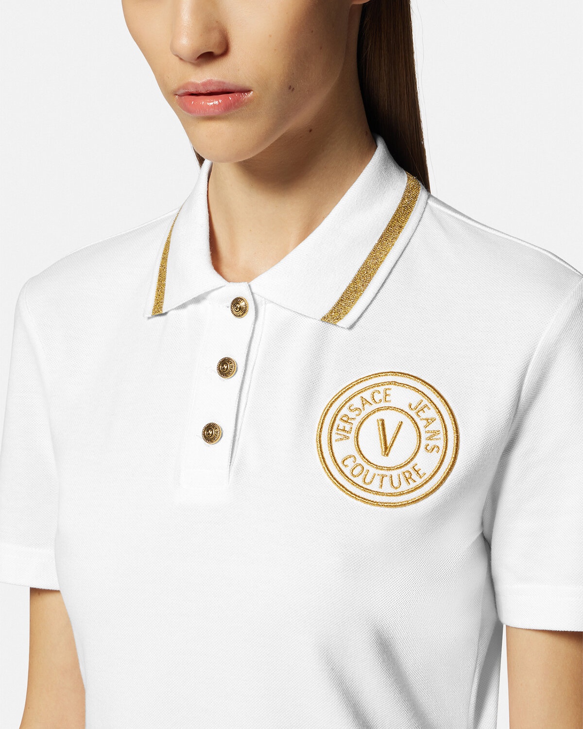 V-Emblem Polo Shirt - 5