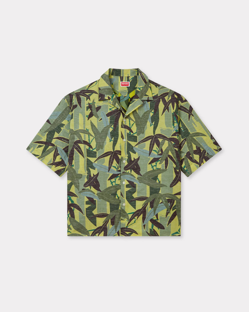 프로젝트 Chiky-Rin Camo' hawaiian 짧은 소매 셔츠 - 1
