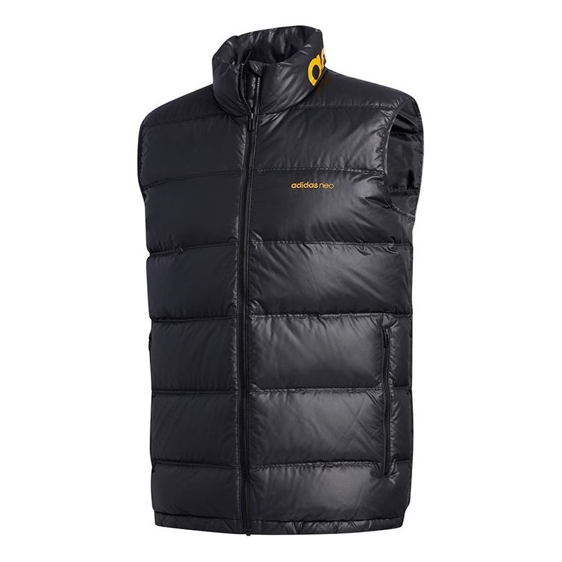 adidas neo Stand Collar Stay Warm Sports Down Vest Black FT7997 - 1