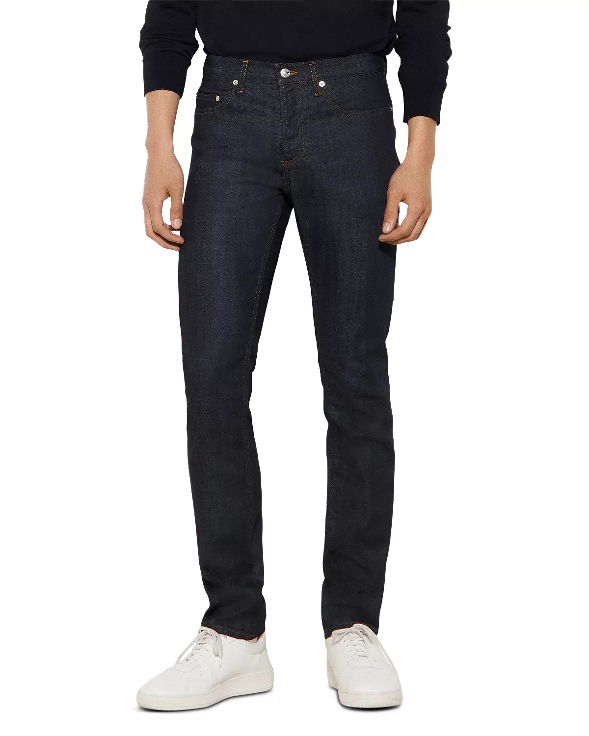 Slim Fit Jeans in Raw Denim - 4