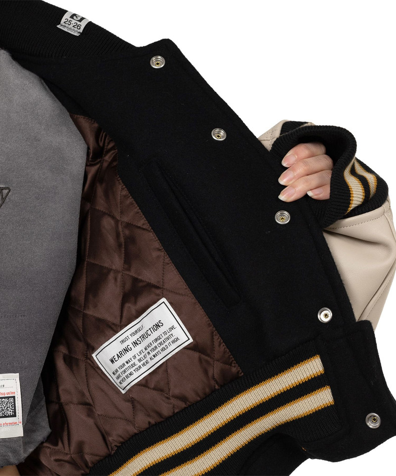 Roll-up Hem Stadium Jacket 11
